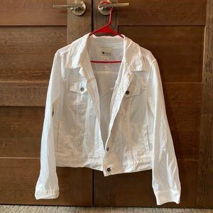 White Jean jacket